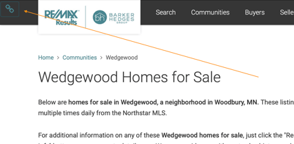 Tracking Link on Frontend Website