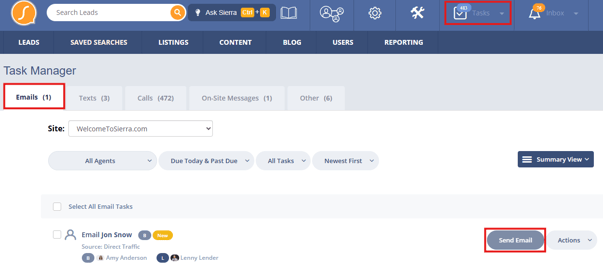 connect email task manager