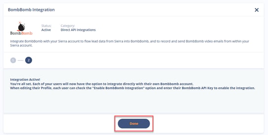 Steps for allowing each agent to use their own BombBomb account