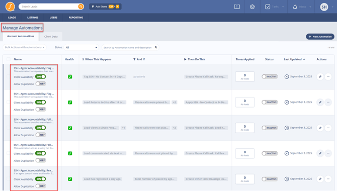 Sierra Success Hub Automations